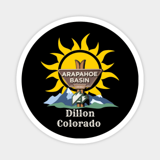 Arapahoe Basin, Dillon Colorado. Gift Ideas For The Ski Enthusiast. Magnet